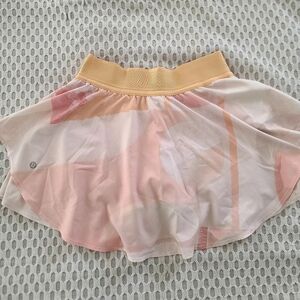 lululemon athletica Pink and Cream Skort